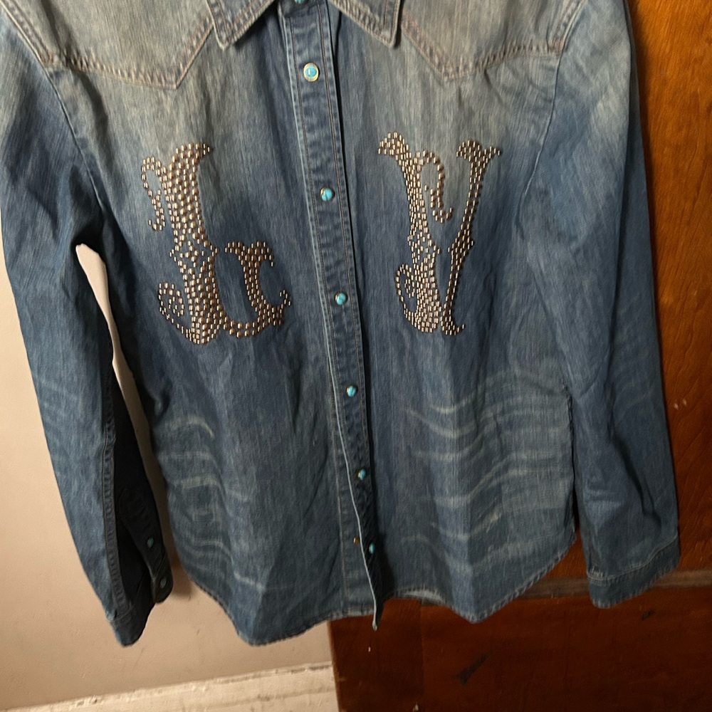 Men's Blue Denim Shirt